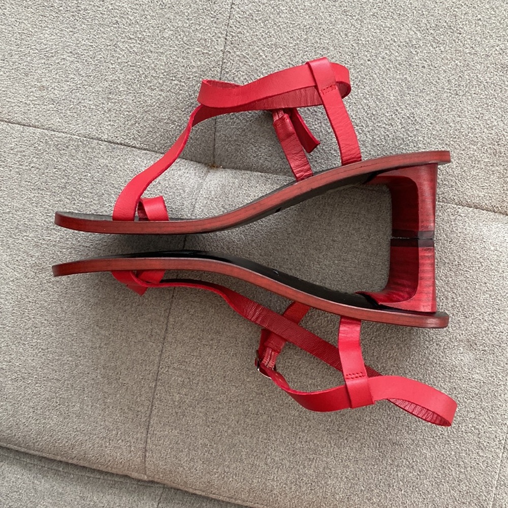 ANINE BING Remi strappy sandal in red - Picture 6 of 13